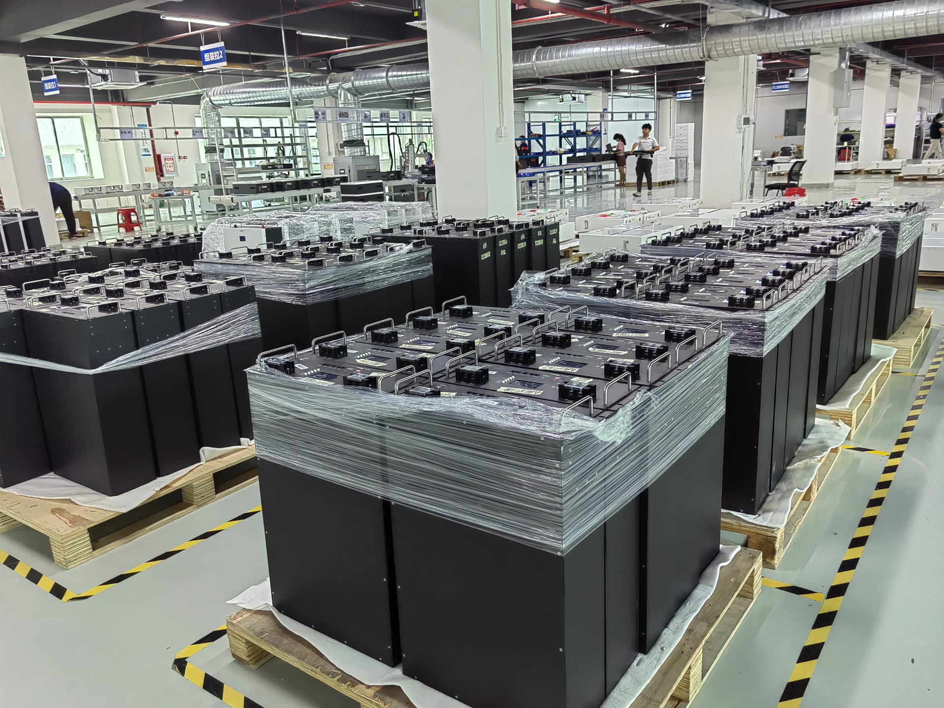 Solar module production line